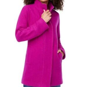 J Crew Plum Color City Coat